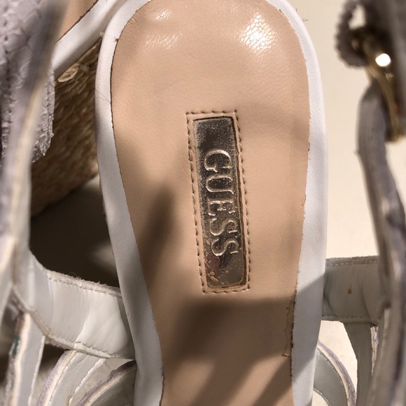 Guess white wedge sandals - Picture 2 of 4
